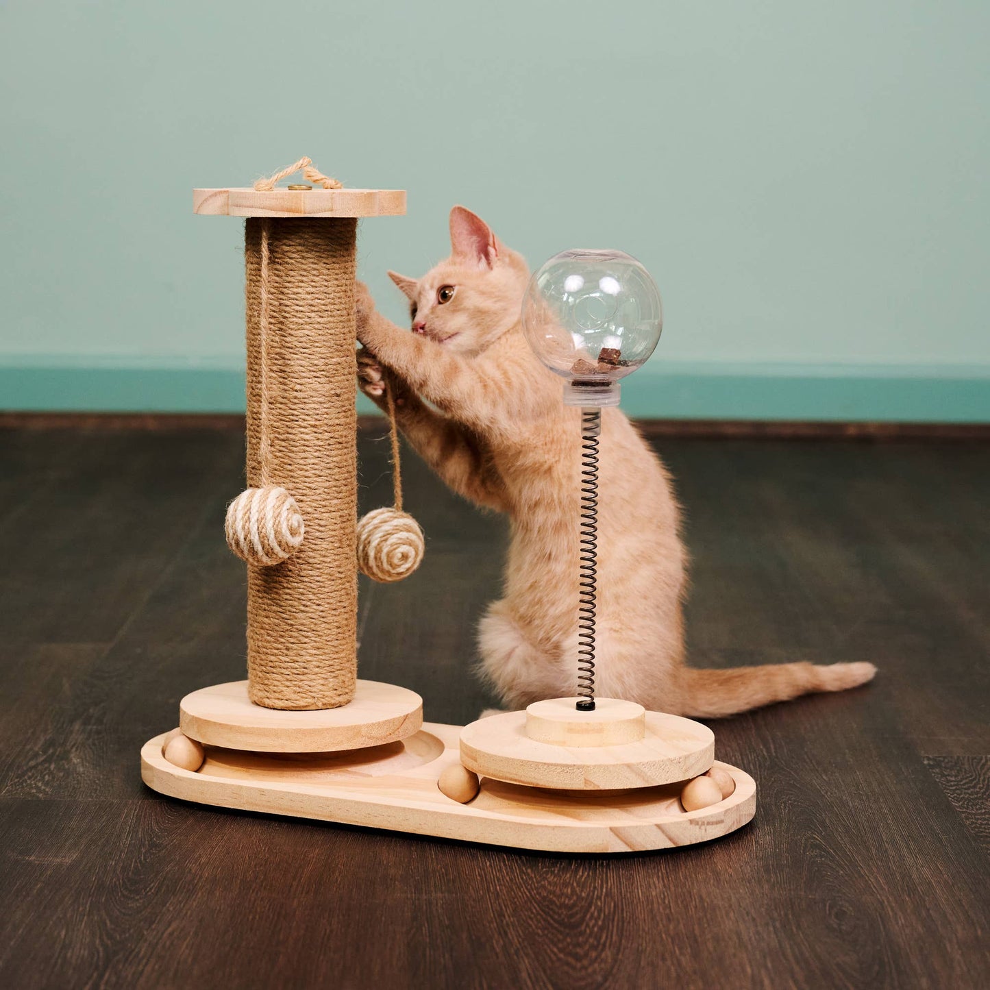 Interactive Scratch Post and Activity Center