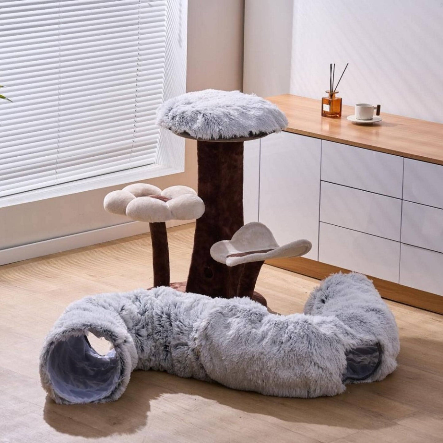 PetPals Khione 2-in-1 Cat Tunnel