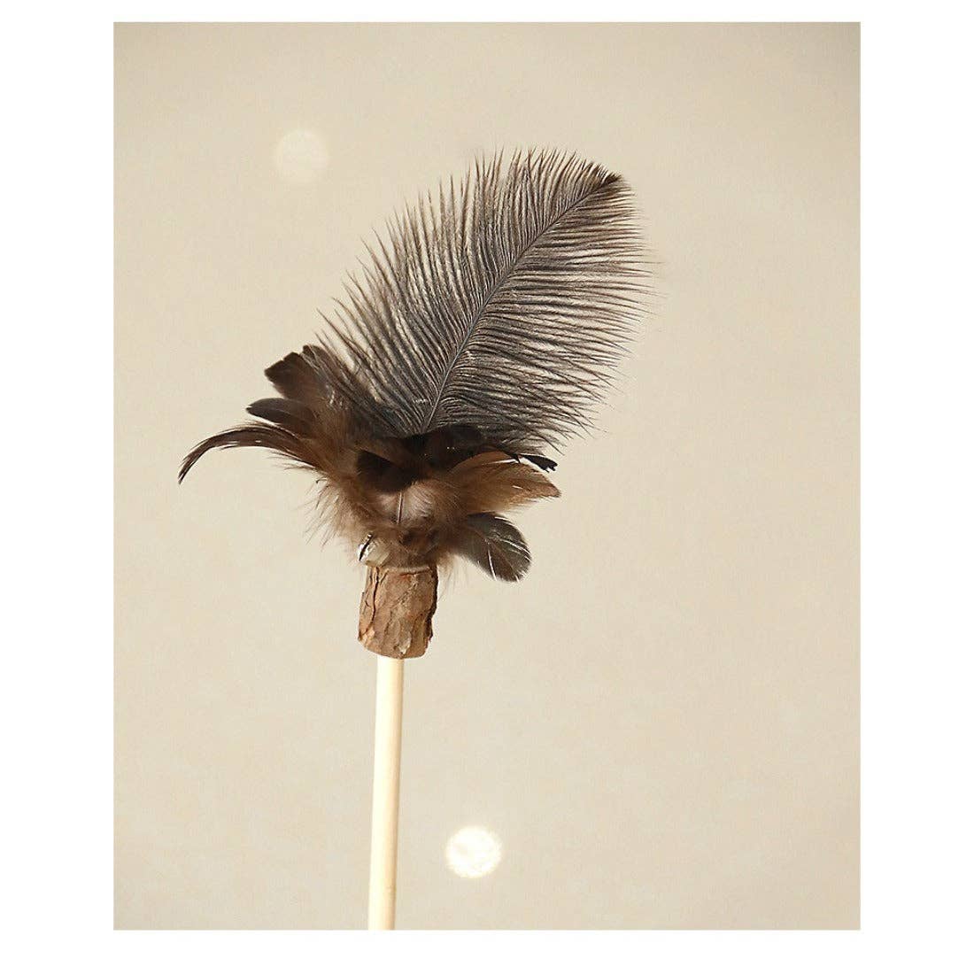 Moo - Interactive Feather Wand Cat Toy