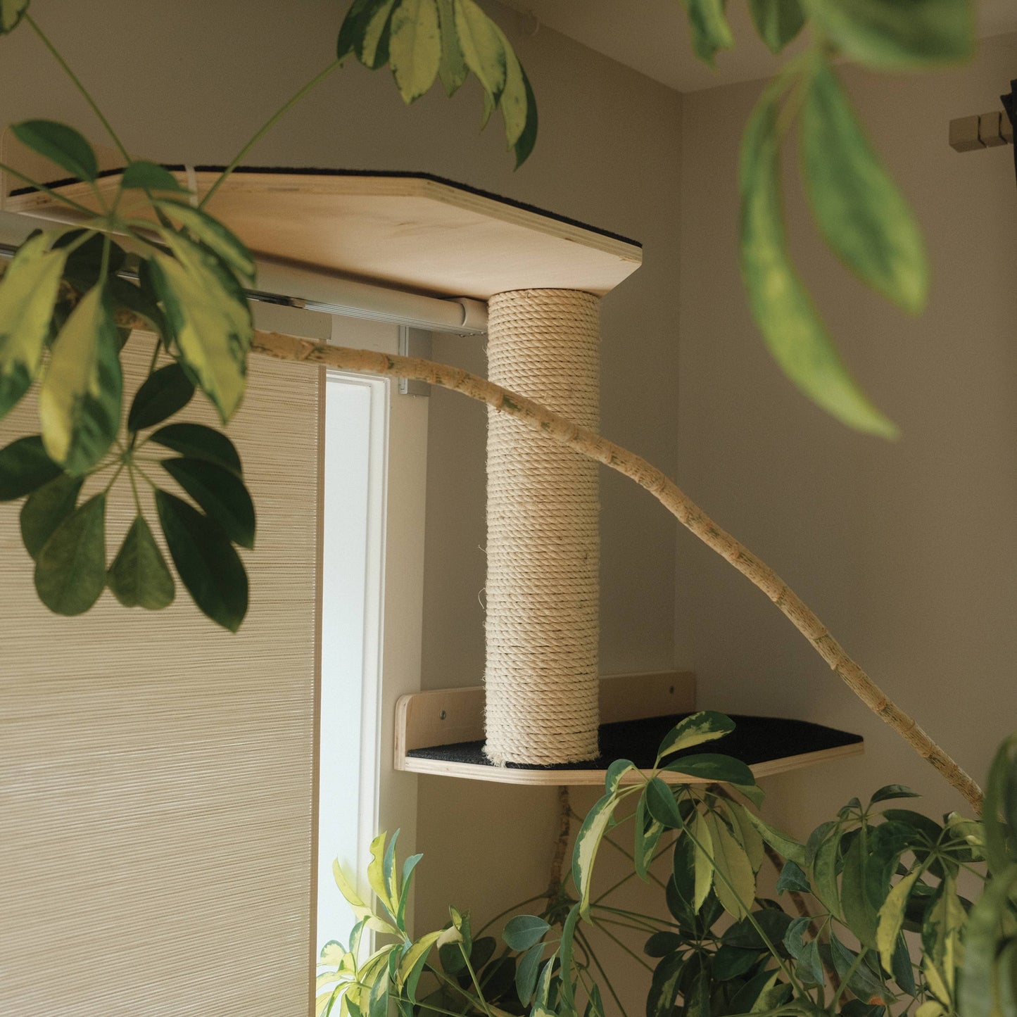 The Tower Wall-Mounted Cat Tree | The Mural Collection