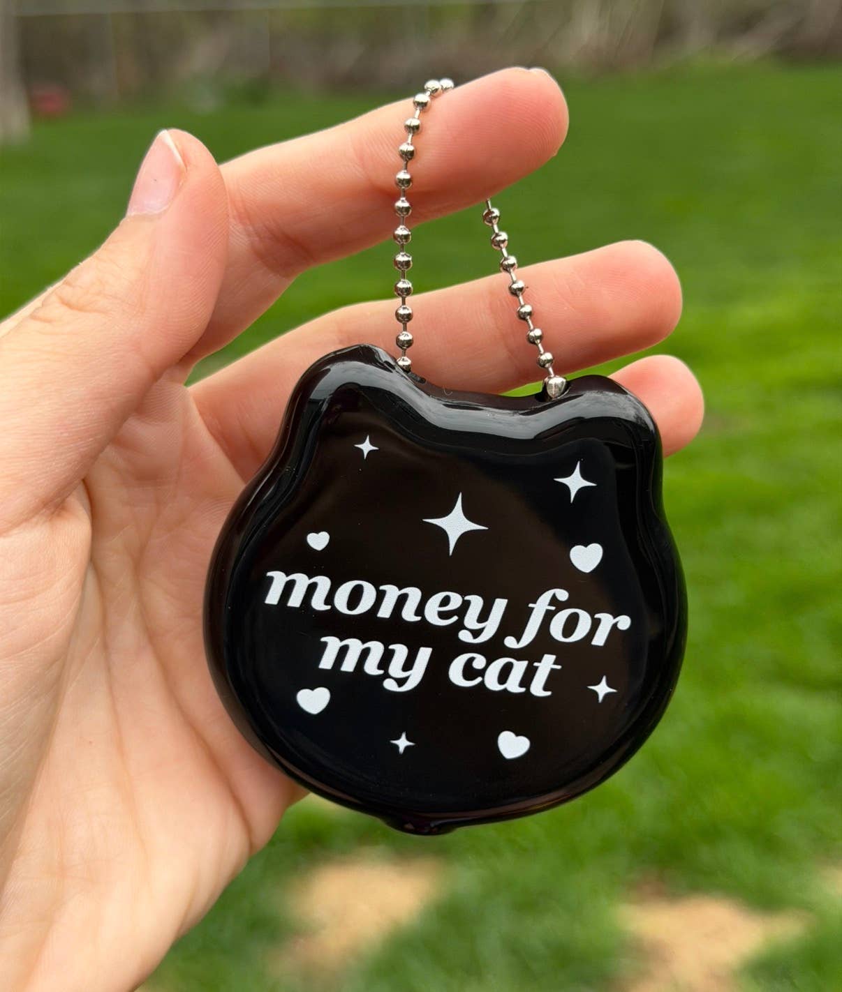 Rubber Cat Coin Purse - Money For My Cat