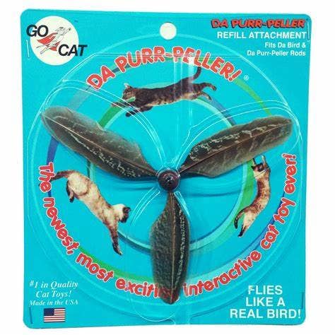 Go Cat Da Purr-Peller Spinning Feather Refill Attachment