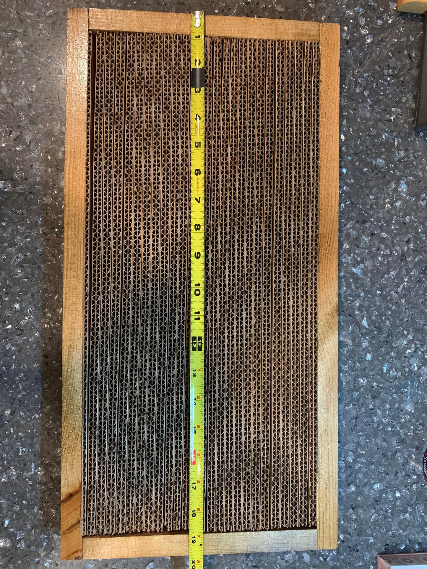 Wide Handmade Wooden Cat Scratch Board | Cat Scratcher Guy