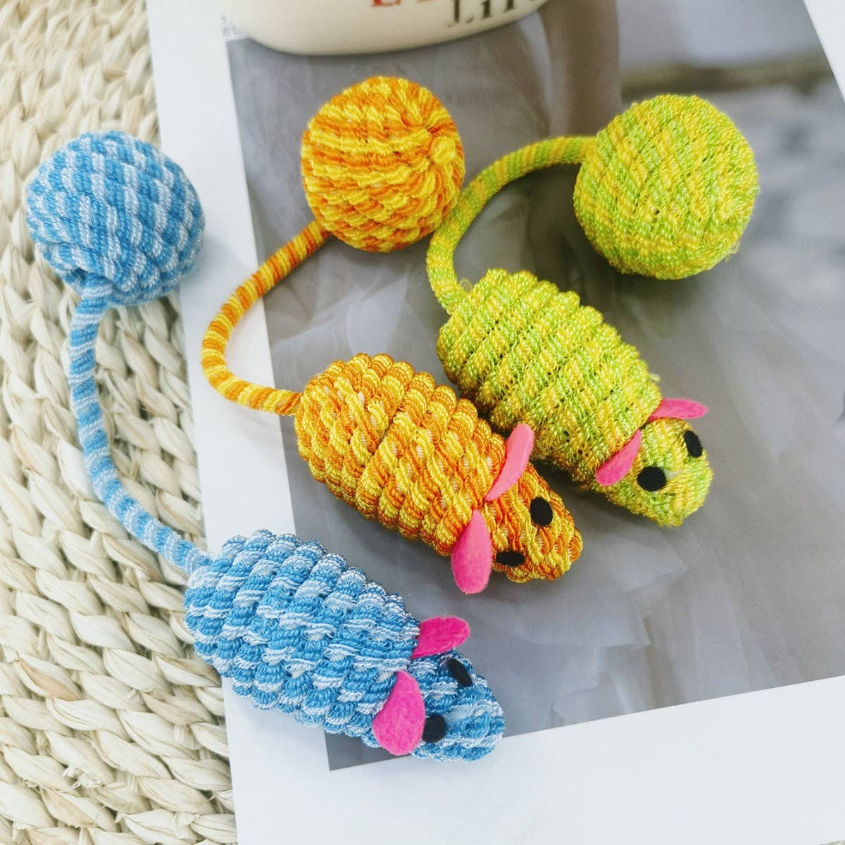 Moo - Long Tail Mouse Chase Cat Toy