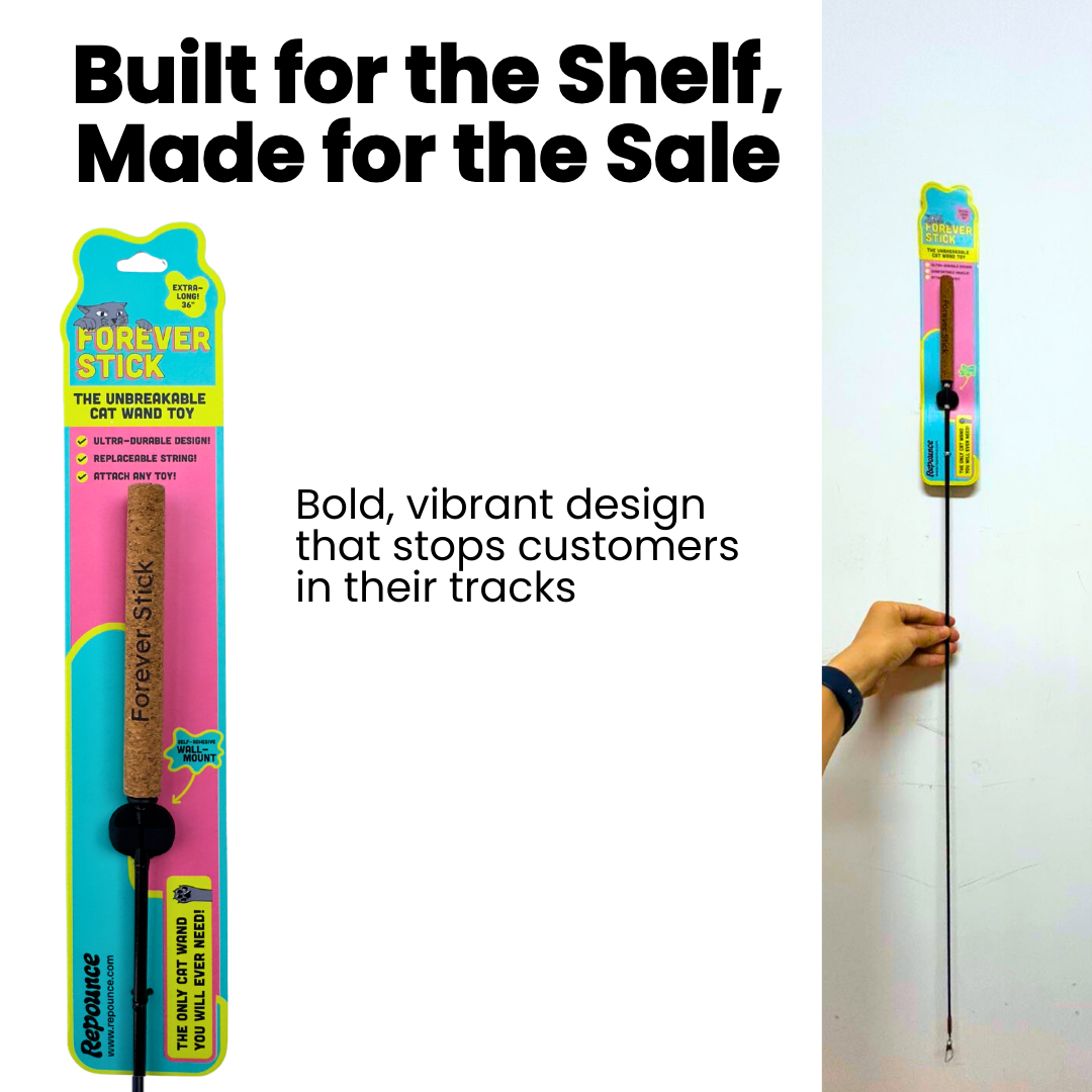 Repounce Forever Stick™ Unbreakable Interactive Cat Wand