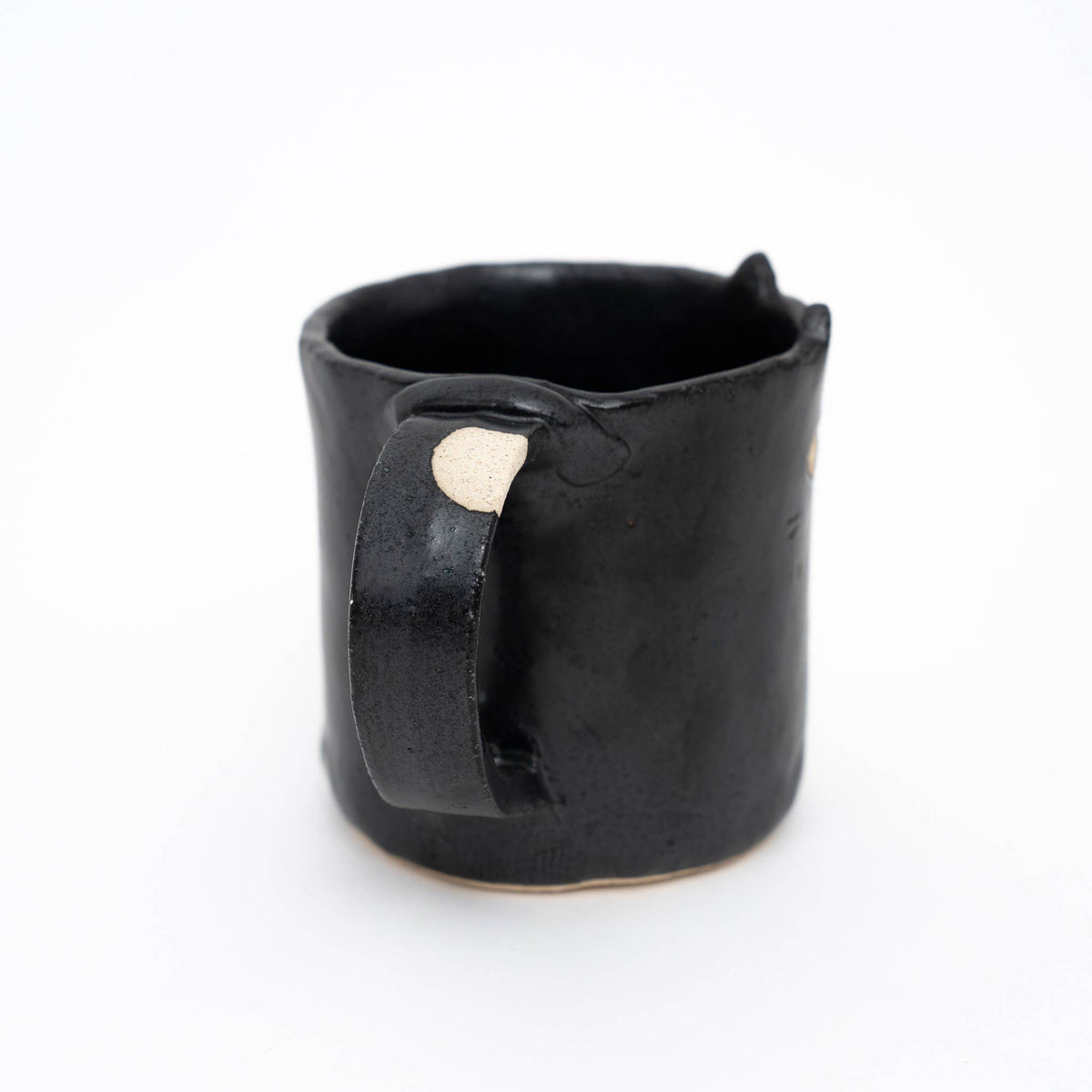 Handcrafted Black Cat Mug