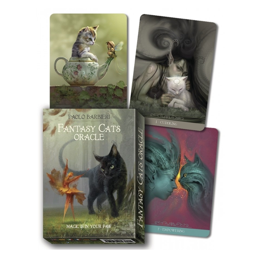 Barbieri Fantasy Cats Oracle Cards