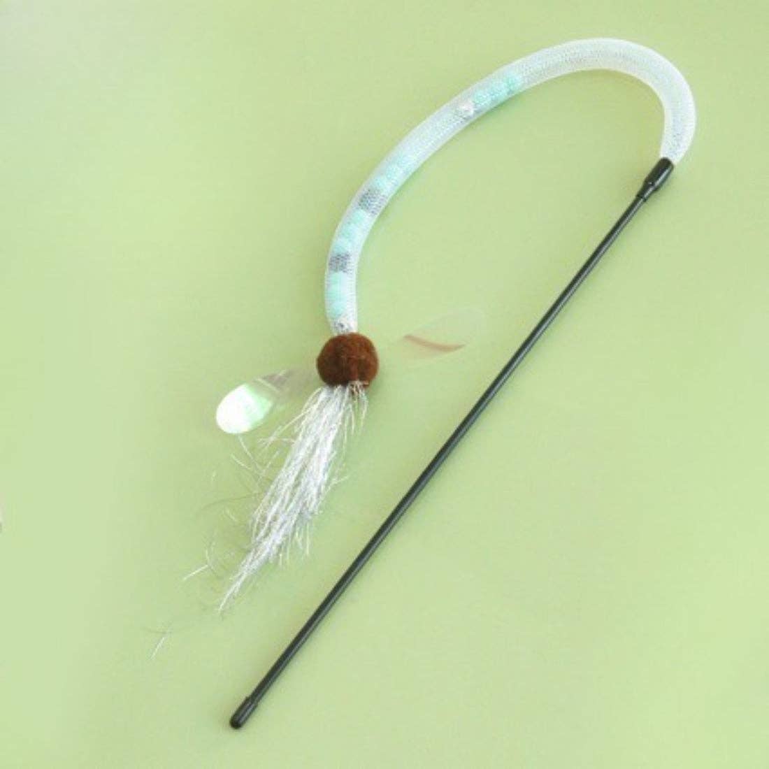 Moo - Spring Feather Cat Teaser Wand