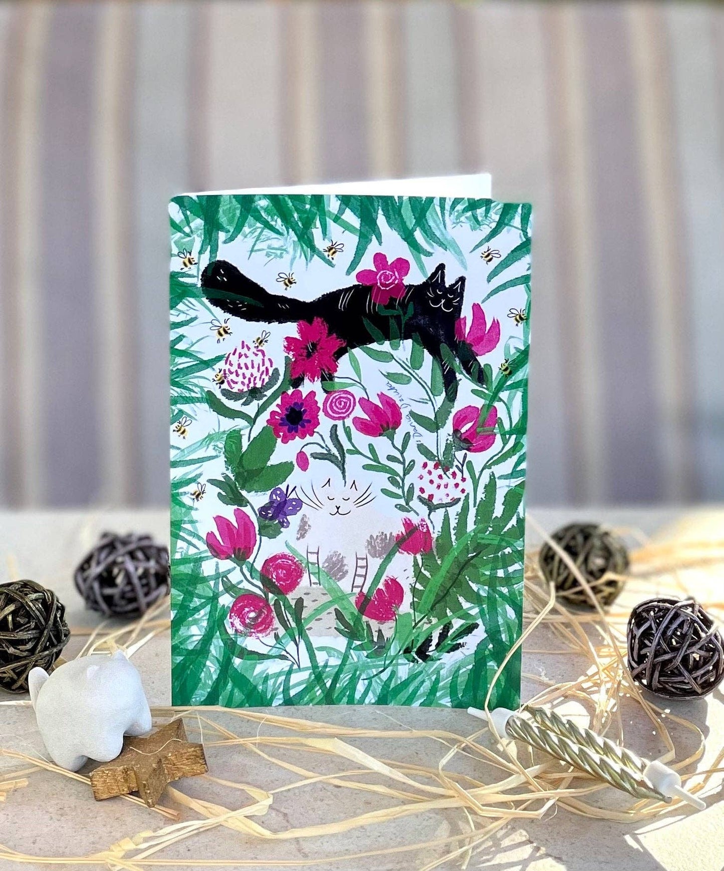 Cats and Bees and Flowers — Dariia Dziuba