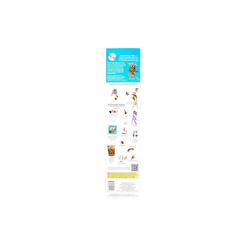 Go Cat Cat Catcher Teaser Wand with Mouse Cat Toy