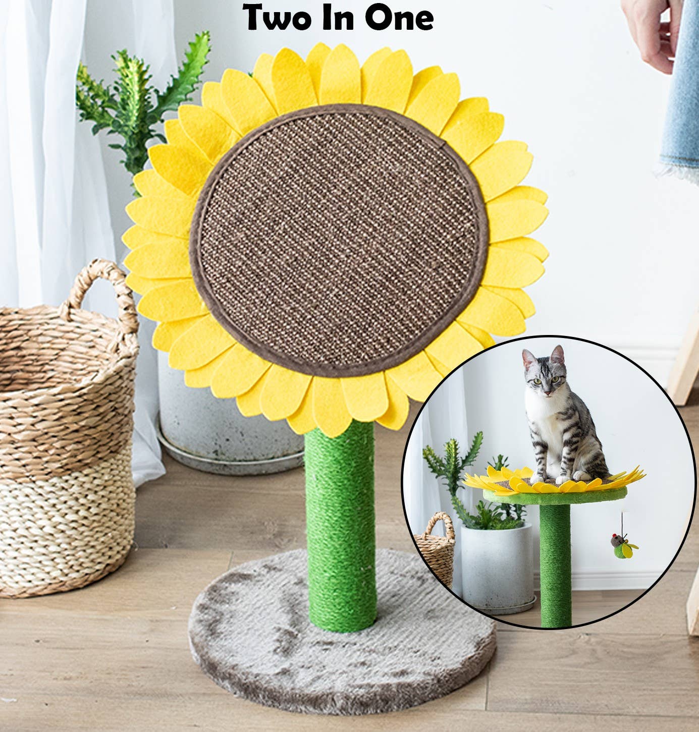 Catry Sunflower Cat Scratcher