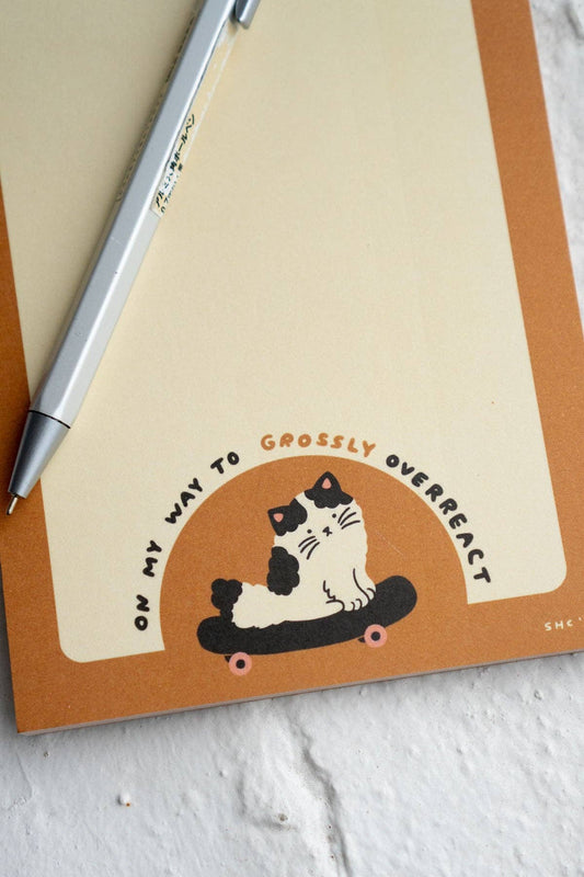 Stay Home Club Overreact Notepad