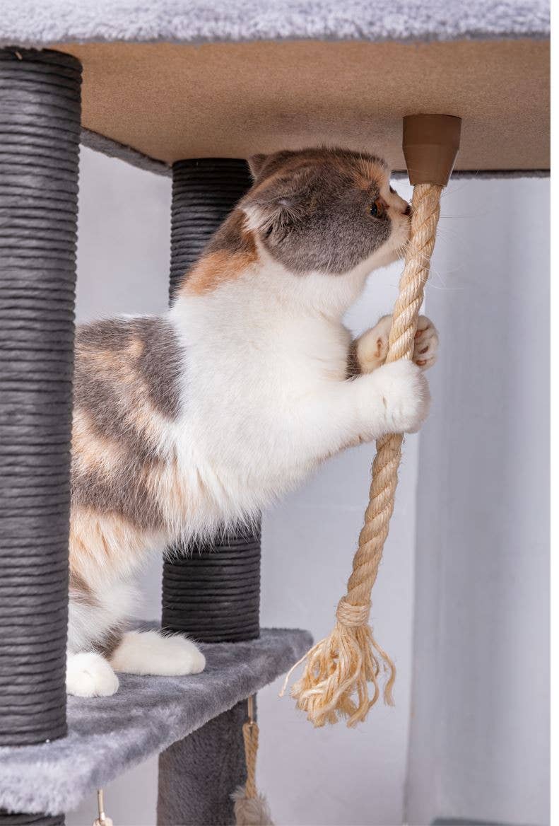 Catry Bradbury 7 Level Gray Cat Tree