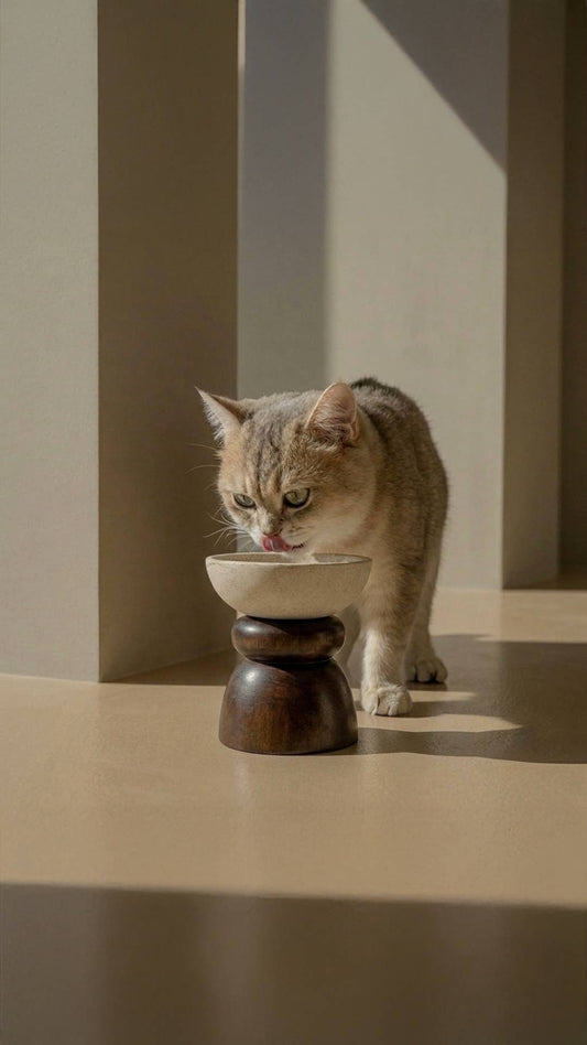 Fontana Stone Cat Bowl I