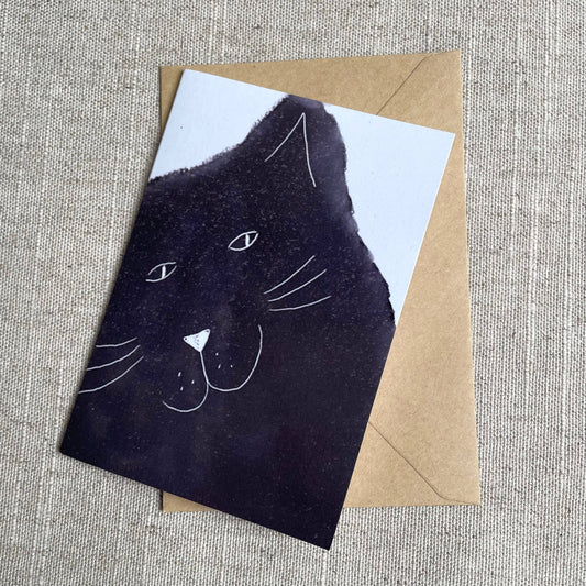 Black Cat — Dariia Dziuba Mini Card