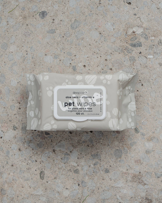 Pet Cleansing Wipes - Aloe Vera & Vitamin E