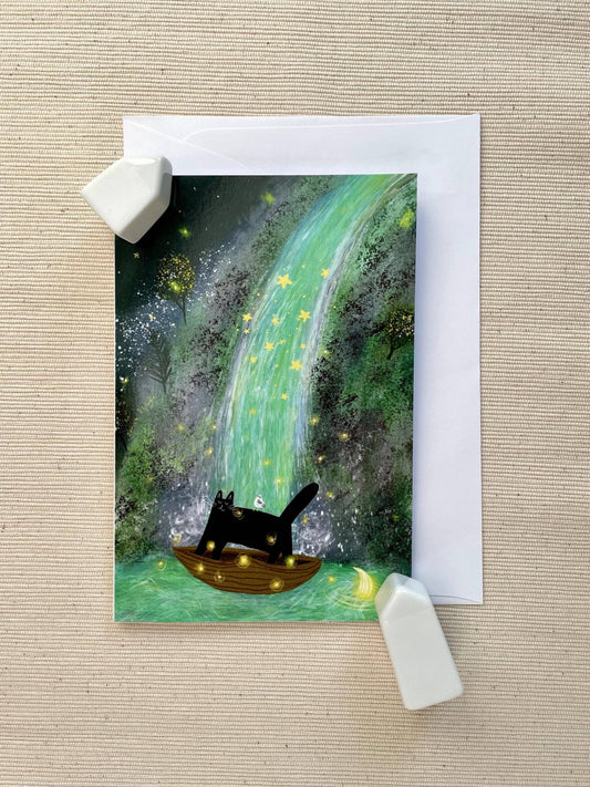 Black Cat Waterfall — Dariia Dziuba