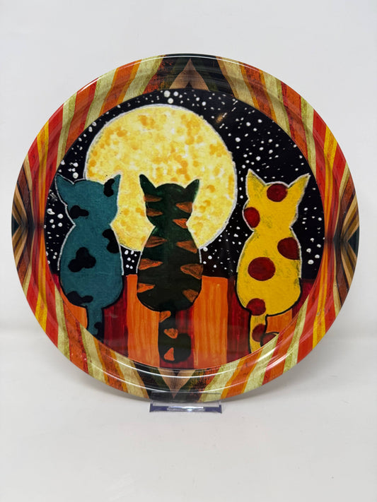 Nai Gifts Cat Design Round Tray