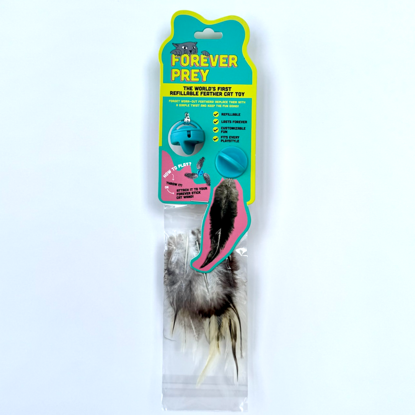 Forever Prey™ Refillable Feather Cat Lure