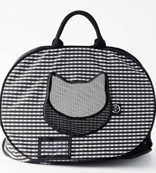 Necoichi Ultralite Pop-up Cat Carrier (Black)