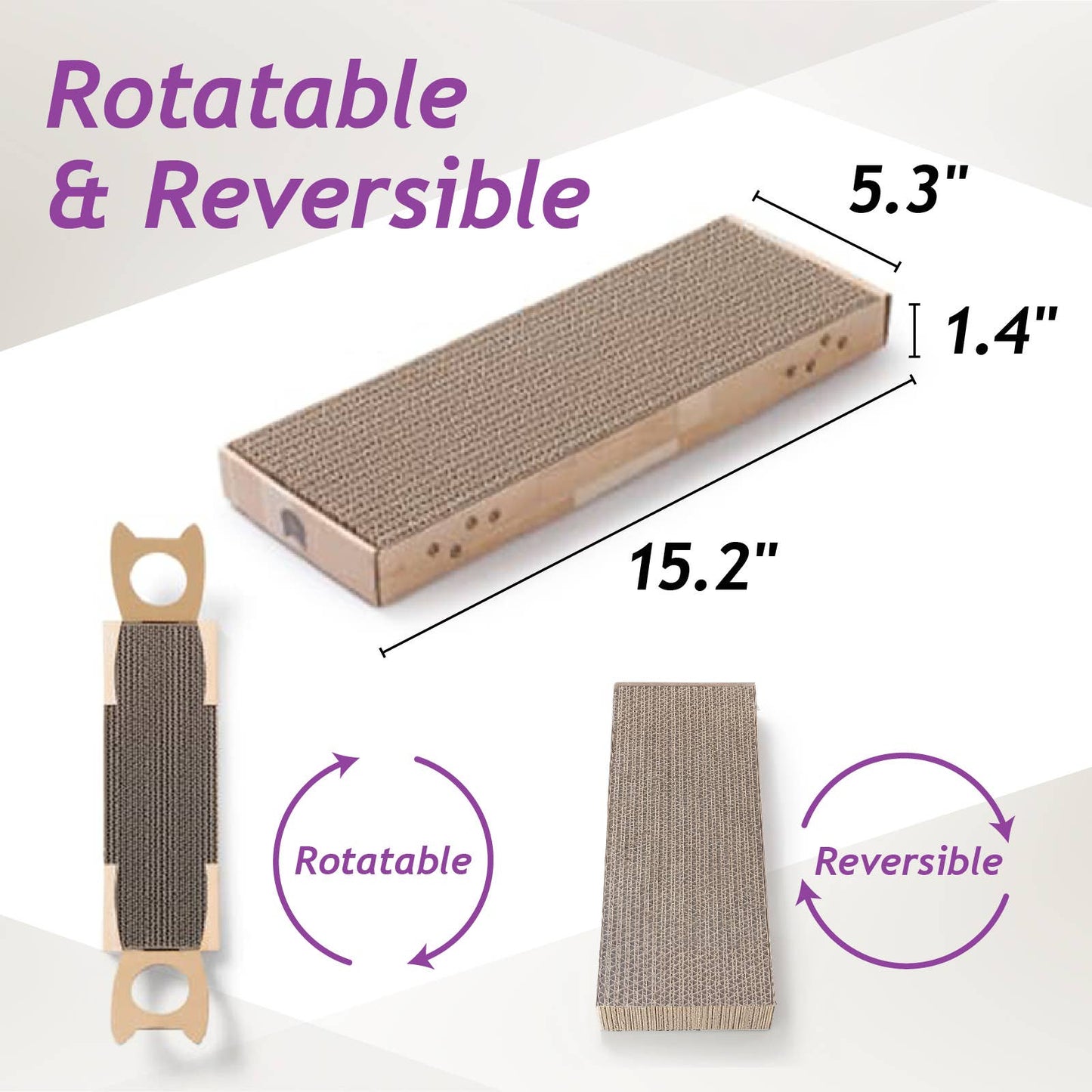 Hang & Scratch Doorknob Scratcher (Oak)