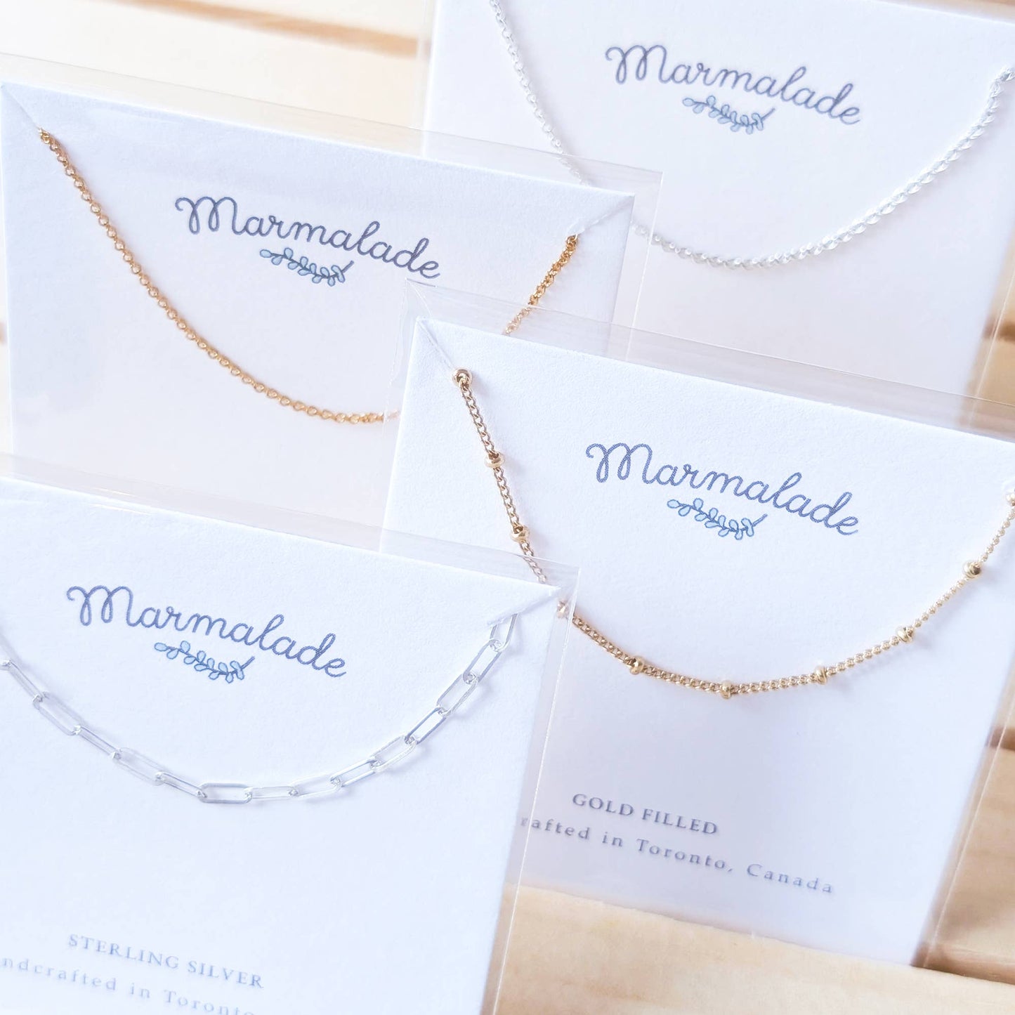 Gold-Filled Chains - Short Chains (16", 18", 20")