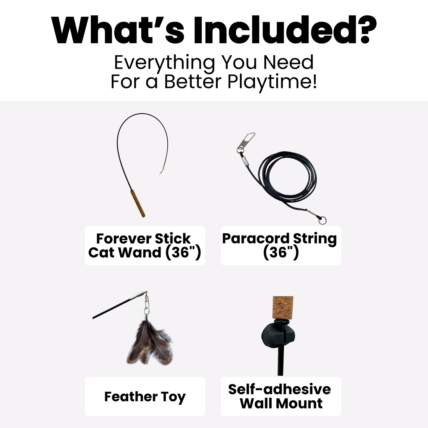 Repounce Forever Stick™ Unbreakable Interactive Cat Wand