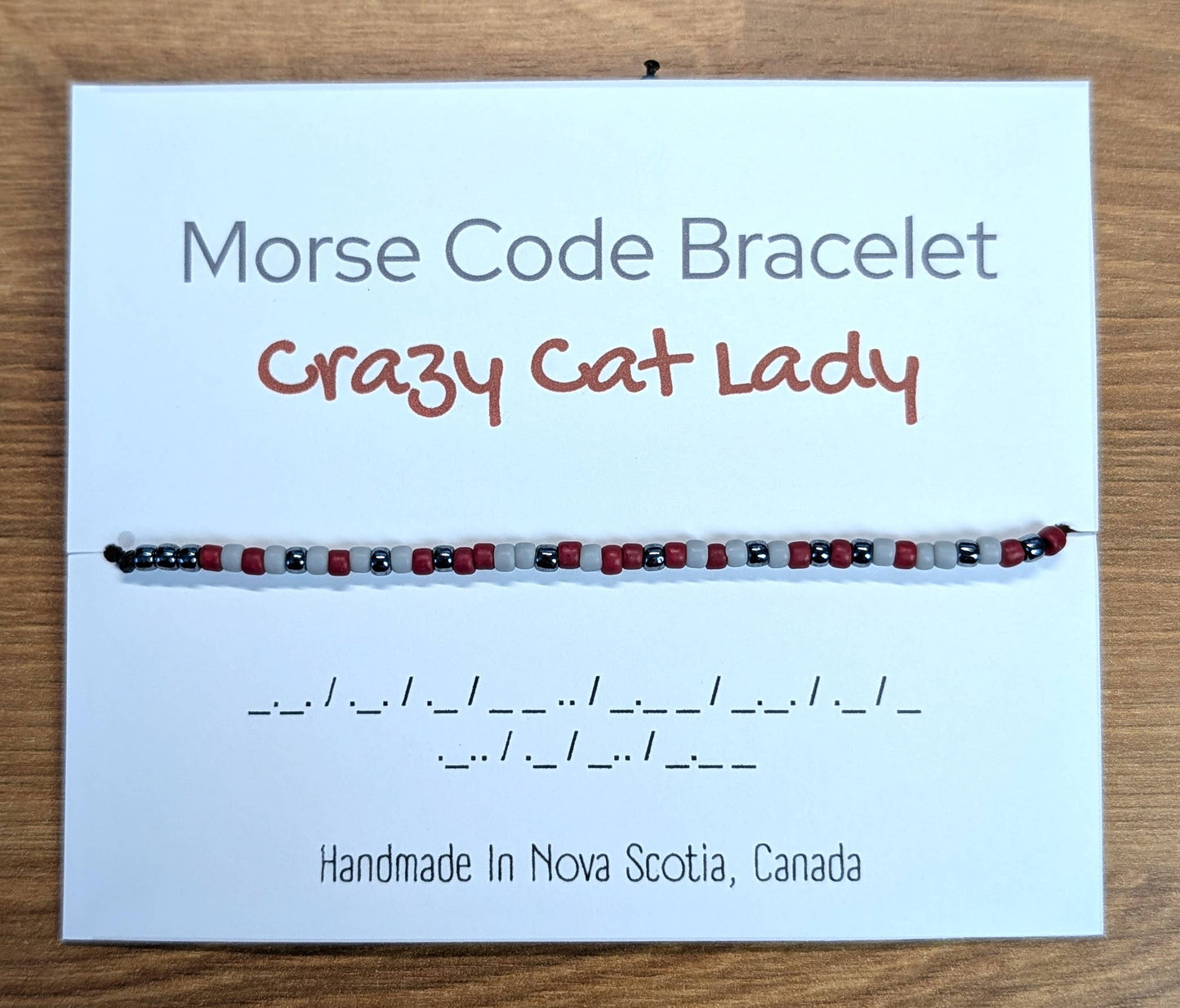 Morse Code Bracelet – Adjustable