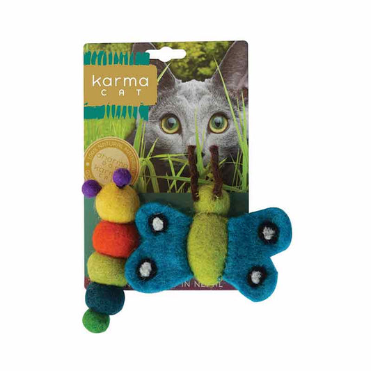 Karma Cat - Toy - Catepillar & Butterfly - 2 pk