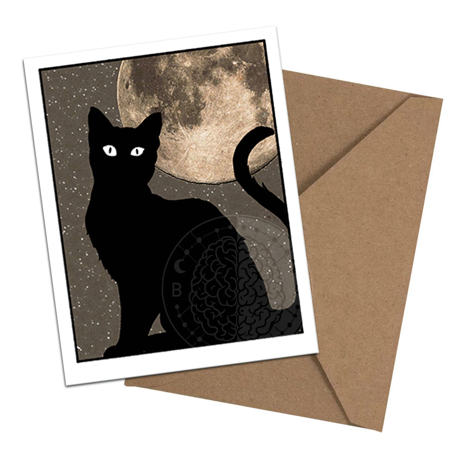 Feline Familiars – Boxed Black Cat Moon Notecard Set