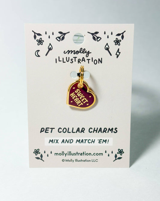 Sweetheart Pet Collar Charm