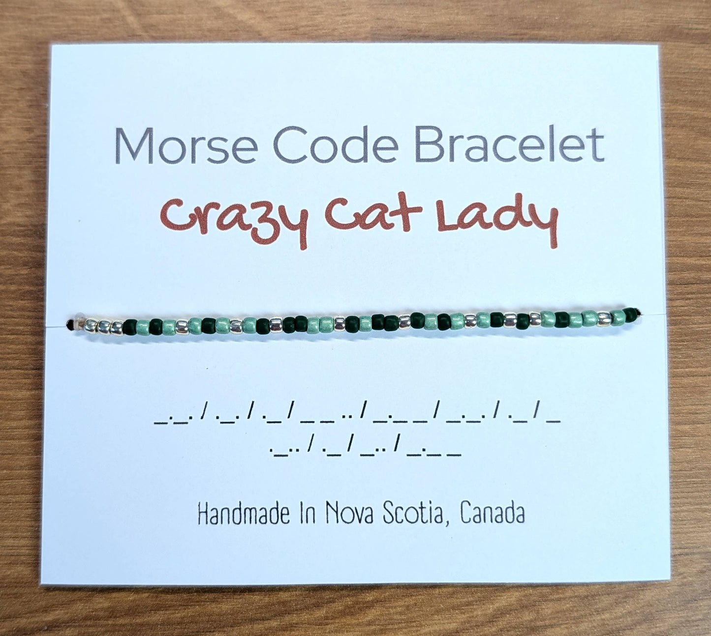 Morse Code Bracelet – Adjustable