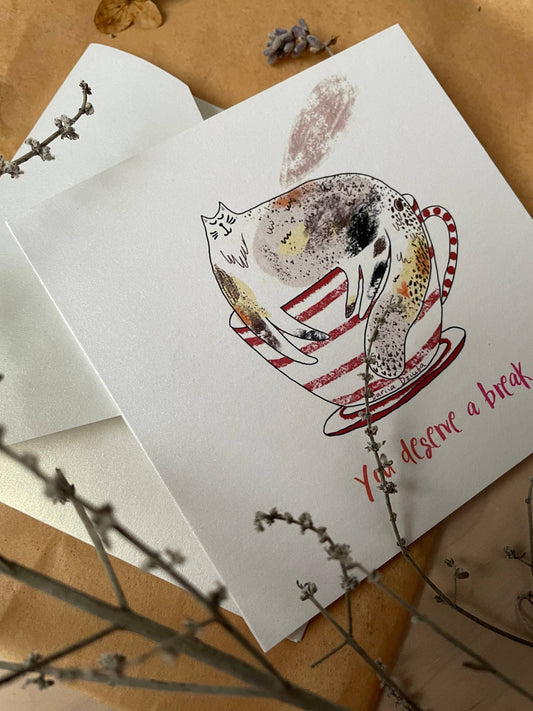 You Deserve a Break — Dariia Dziuba Mini Card
