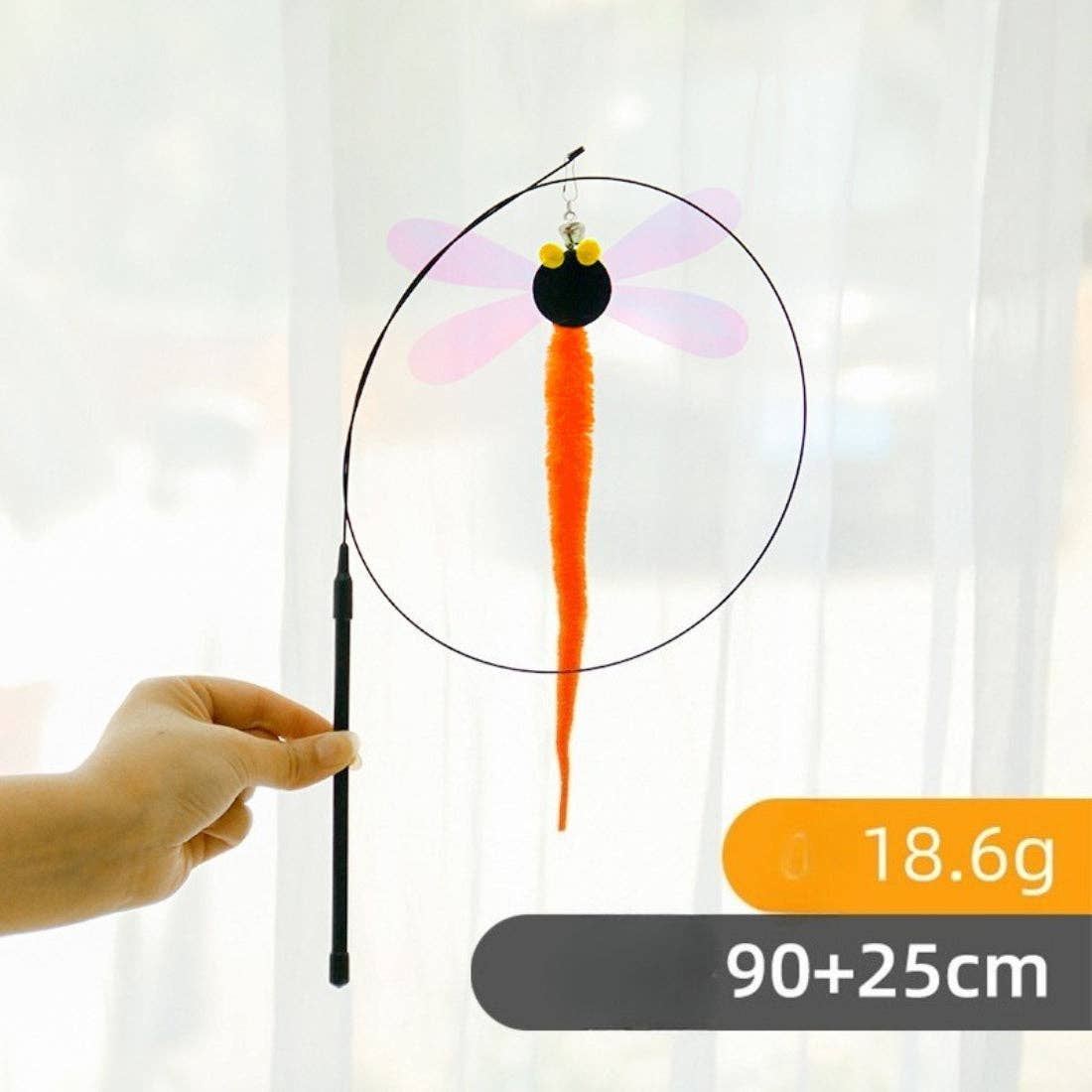 Moo - Dragonfly Teaser Cat Wand Toy