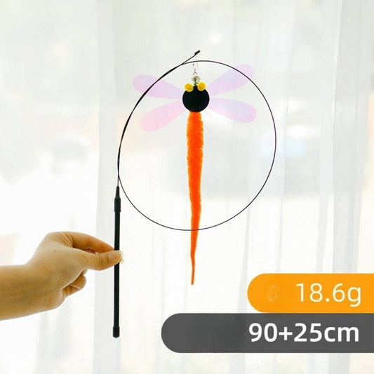 Moo - Dragonfly Teaser Cat Wand Toy