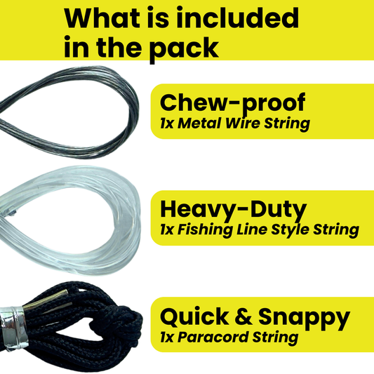 Repounce Heavy Chewers Pack – Replacement Strings for Forever Stick