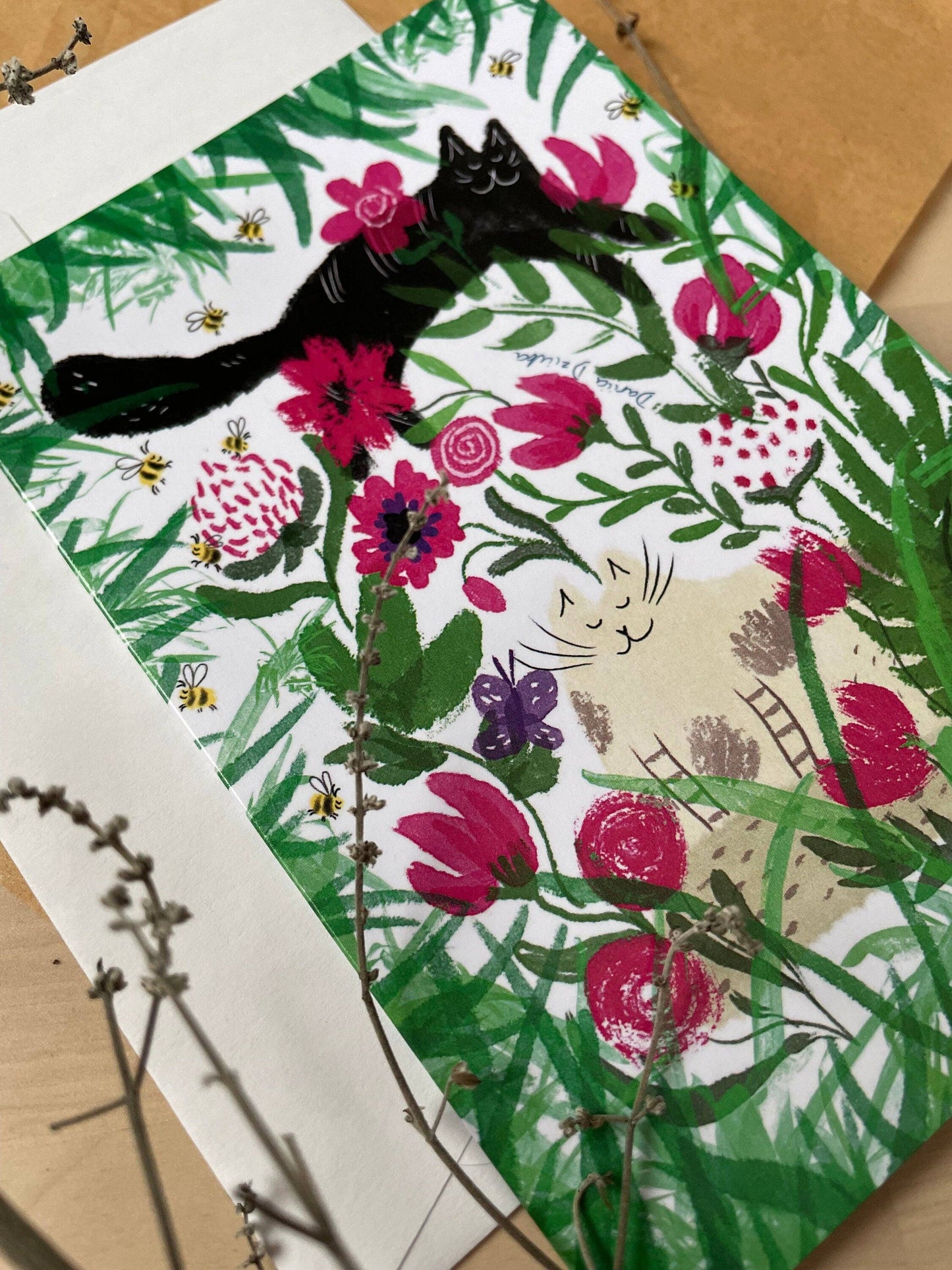 Cats and Bees and Flowers — Dariia Dziuba