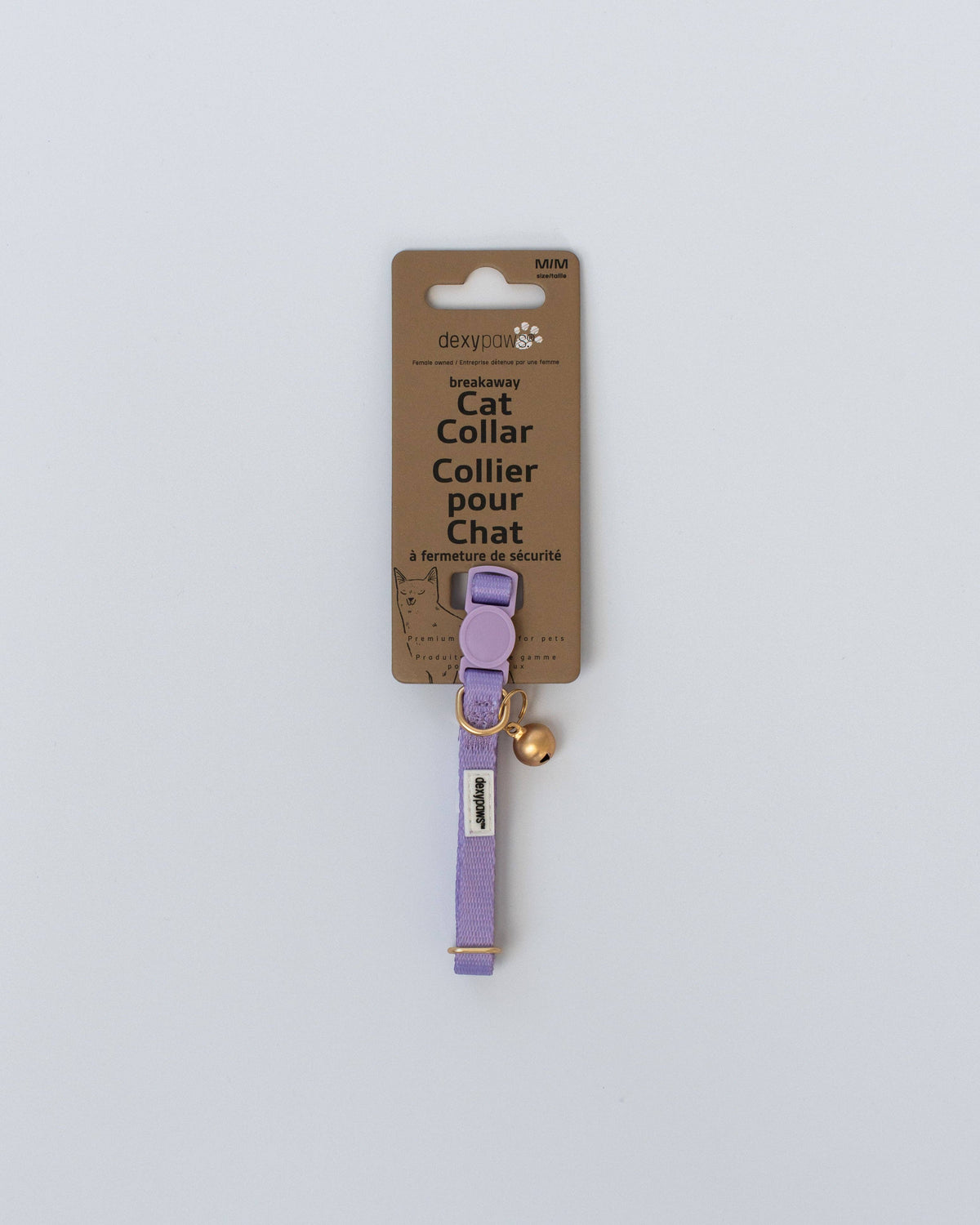 Dexypaws Cat Collar - Lilac
