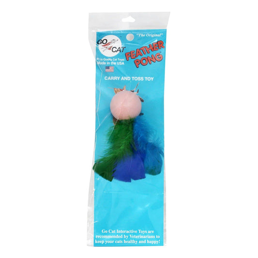 Go Cat Feather Pong Cat Toy