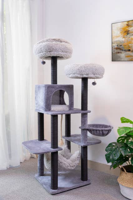 Catry Bradbury 7 Level Gray Cat Tree