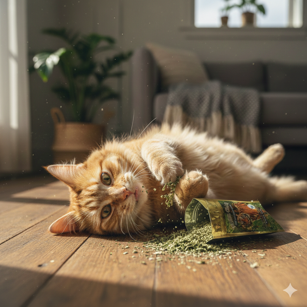 Tiger Grass Premium Organic Catnip — 1 oz Foil Bag