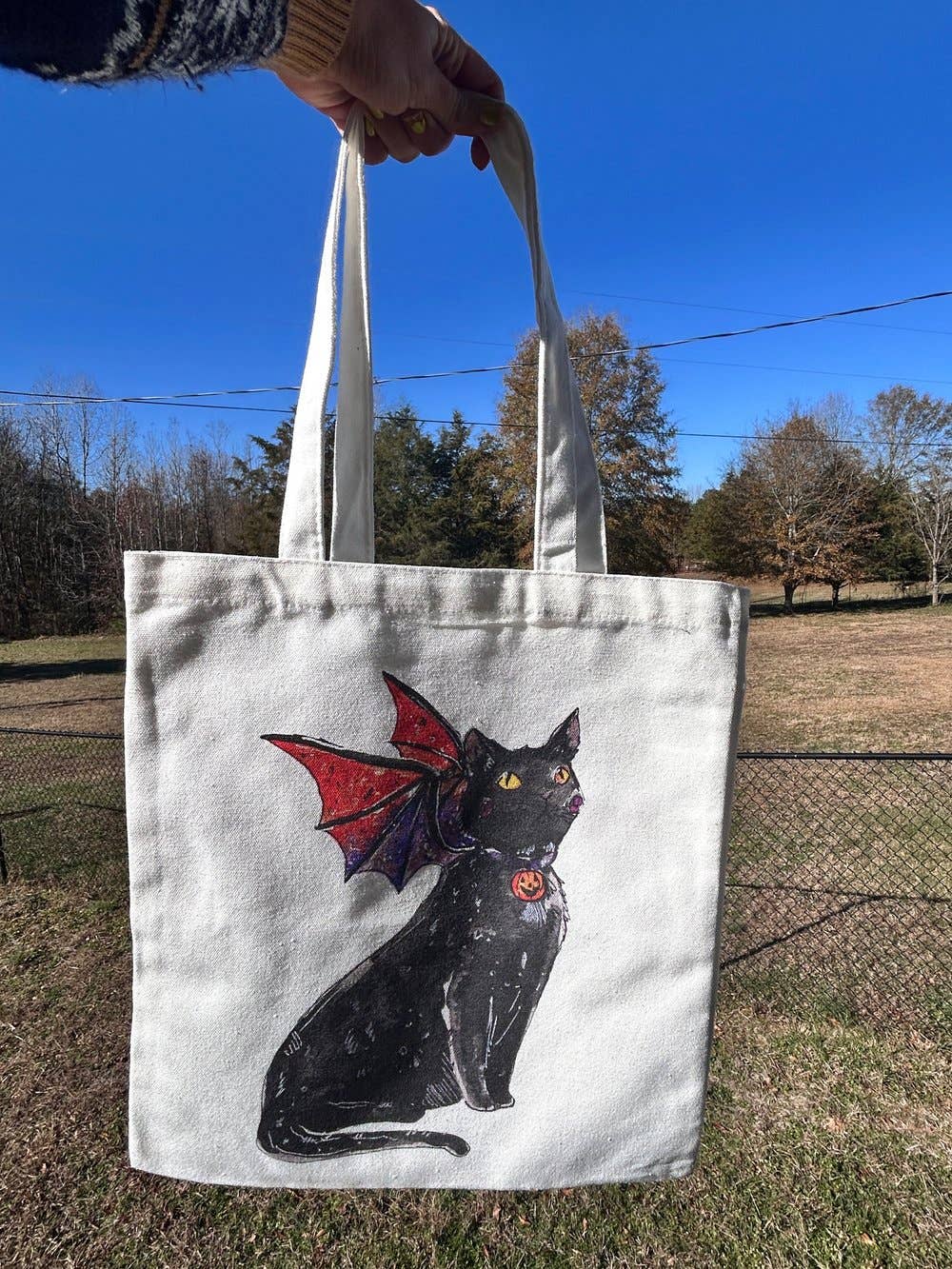Dragon Cat Tote Bag
