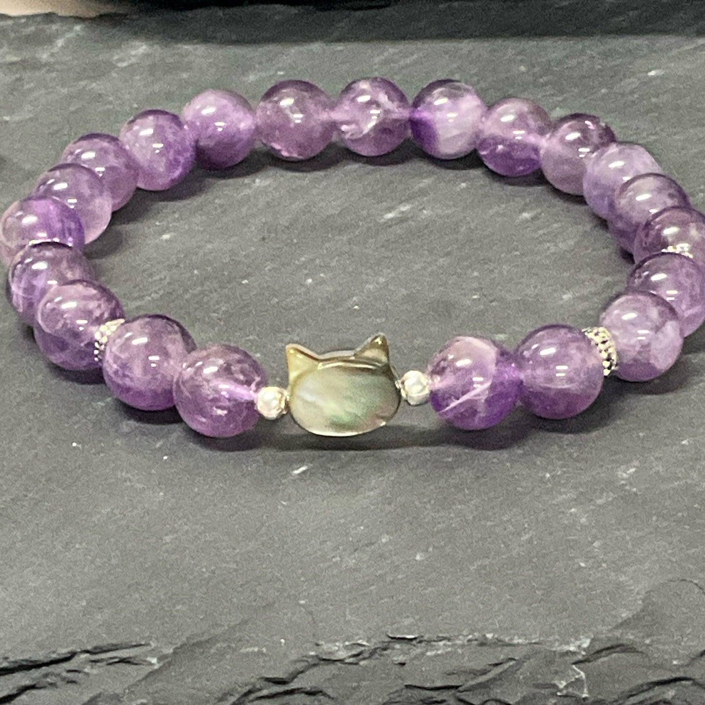 Kitty Cat Gemstone Bracelet