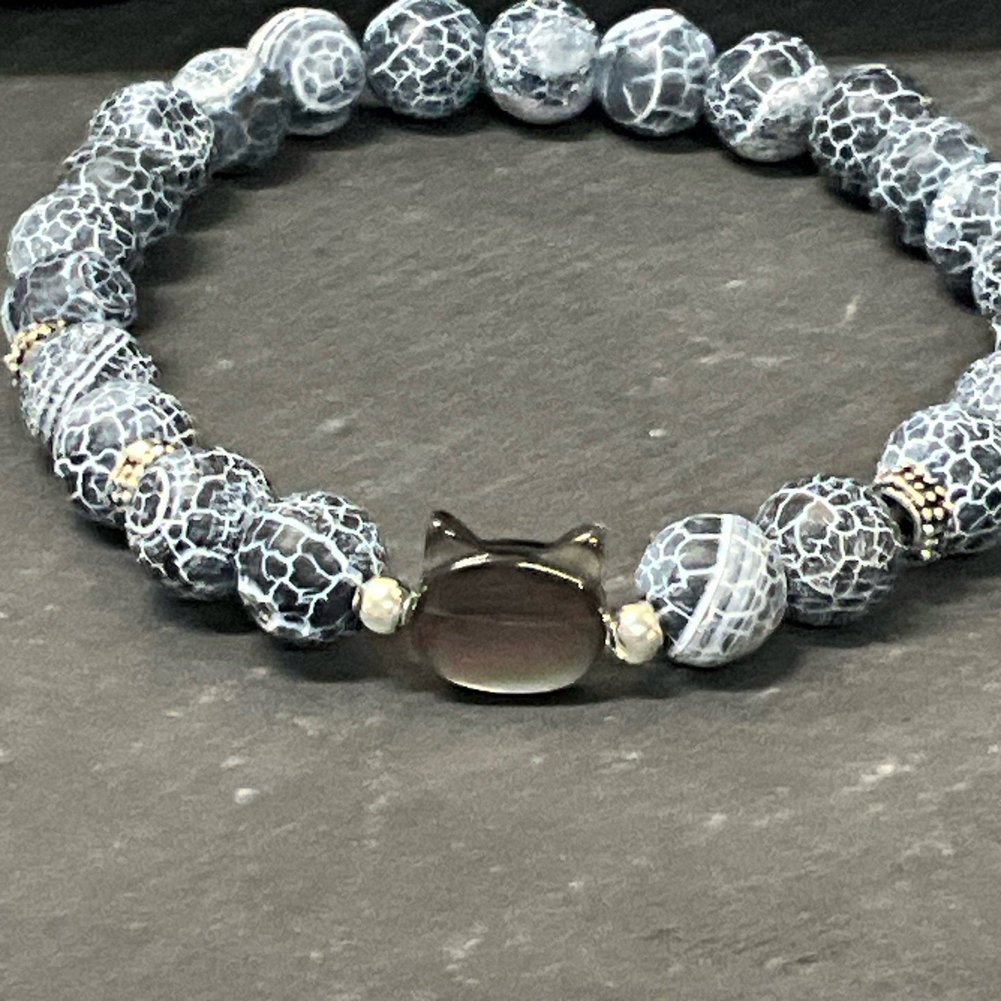 Kitty Cat Gemstone Bracelet