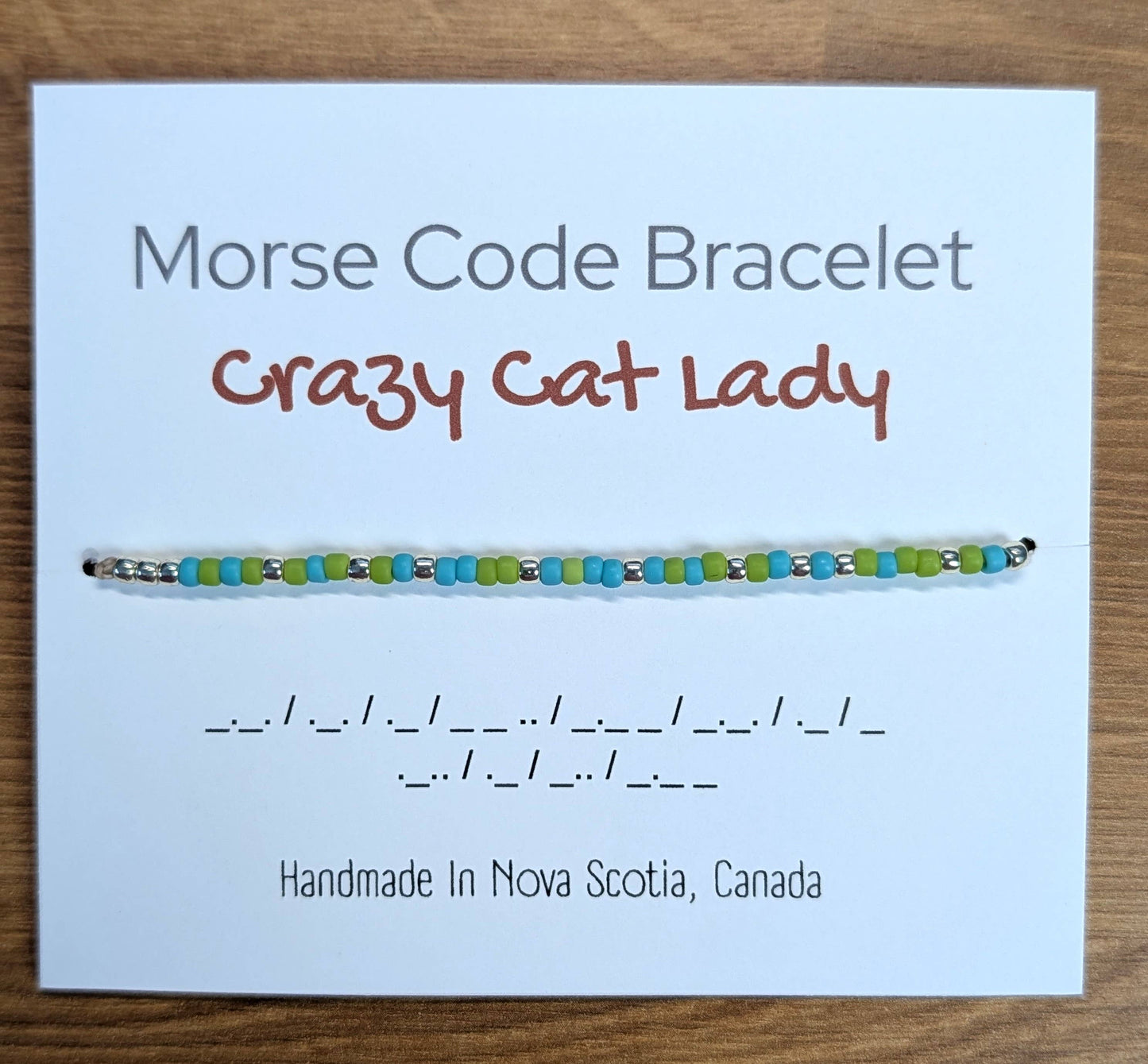 Morse Code Bracelet – Adjustable
