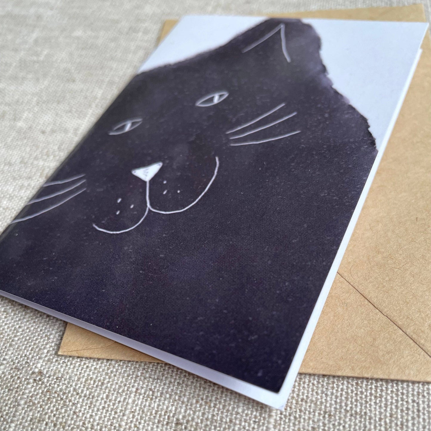 Black Cat — Dariia Dziuba Mini Card