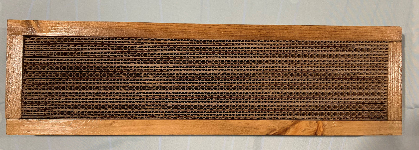 Handmade Wooden Cat Scratch Board | Cat Scratcher Guy