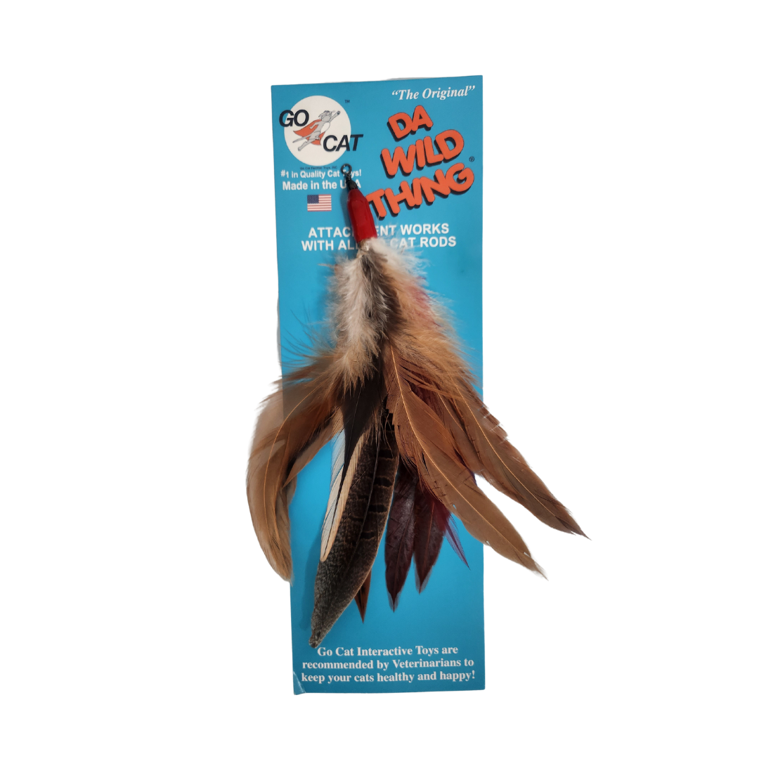 Go Cat Da Bird Refill — Da Wild Thing Multi-Feather Attachment