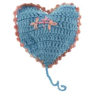 Oomaloo Crocheted Heart Cat Toy with Catnip