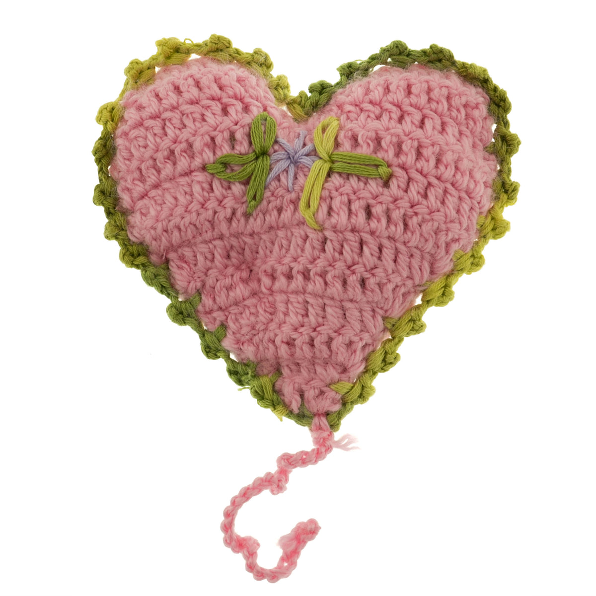 Oomaloo Crocheted Heart Cat Toy with Catnip